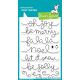 Lawn Fawn - Winter Big Scripty Words - Clear Stamp 4x6